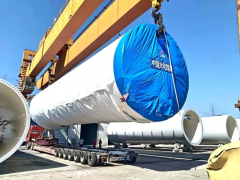 張北一號區域35萬千瓦風電項目首套塔筒順利發貨！