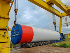 孟加拉科風(fēng)電項目塔筒現(xiàn)已順利完成發(fā)貨，加快綠色電能應(yīng)用發(fā)展！