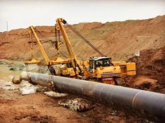 中原油建完成天然氣管線項目定向穿越工程，為實現全縣貫通打下堅實基礎！